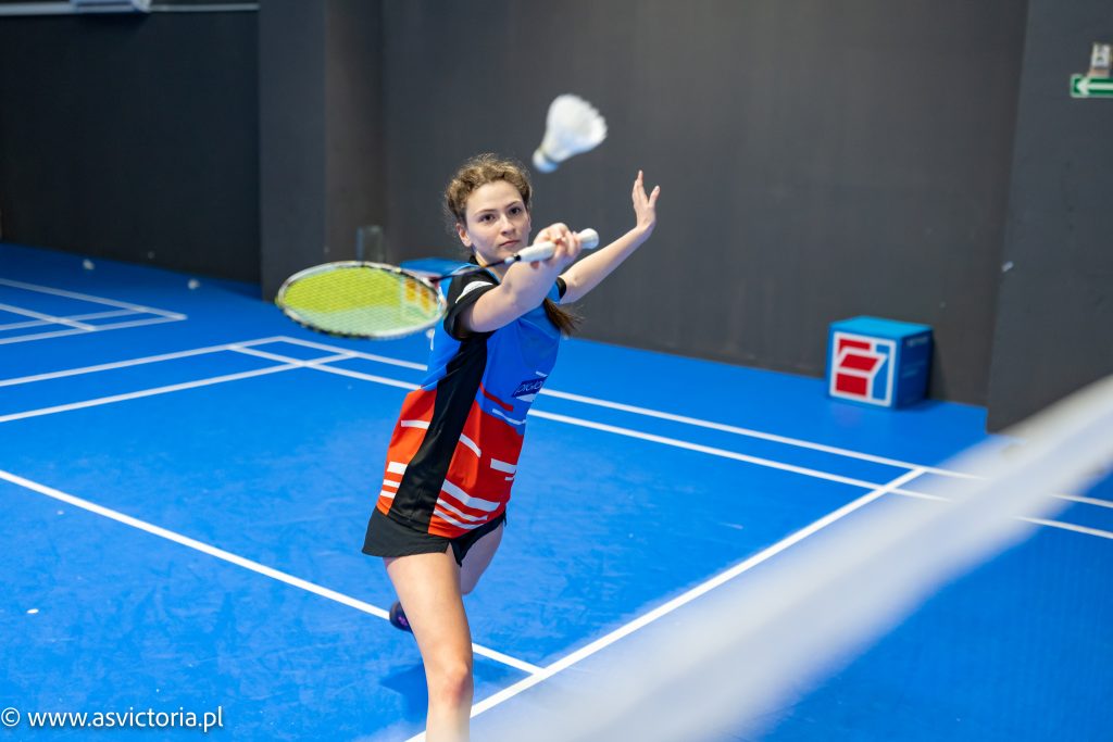 Justyna Buszewszka - trening badmintona